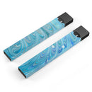Mixed Blue Oil - Premium Decal Protective Skin-Wrap Sticker compatible with the Juul Labs vaping device