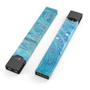 Mixed Blue Oil - Premium Decal Protective Skin-Wrap Sticker compatible with the Juul Labs vaping device