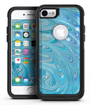 Mixed Blue Oil - iPhone 7 or 7 Plus Commuter Case Skin Kit