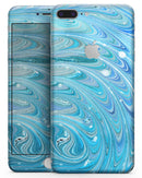 Mixed Blue Oil - Skin-kit for the iPhone 8 or 8 Plus