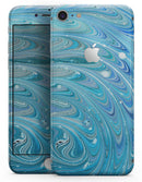 Mixed Blue Oil - Skin-kit for the iPhone 8 or 8 Plus