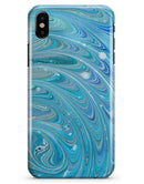 Mixed Blue Oil - iPhone X Clipit Case