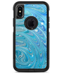 Mixed Blue Oil - iPhone X OtterBox Case & Skin Kits