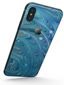 Mixed Blue Oil - iPhone X Skin-Kit