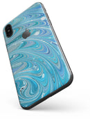 Mixed Blue Oil - iPhone X Skin-Kit
