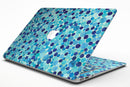 Mixed Blue Watercolor Dots - MacBook Air Skin Kit