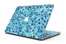 Mixed Blue Watercolor Dots - MacBook Pro with Retina Display Full-Coverage Skin Kit