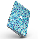 Mixed Blue Watercolor Dots - MacBook Pro with Retina Display Full-Coverage Skin Kit