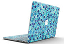 Mixed Blue Watercolor Dots - MacBook Pro with Retina Display Full-Coverage Skin Kit