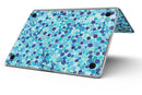 Mixed Blue Watercolor Dots - MacBook Pro with Retina Display Full-Coverage Skin Kit