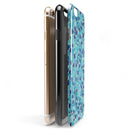 Mixed Blue Watercolor Dots iPhone 6/6s or 6/6s Plus 2-Piece Hybrid INK-Fuzed Case