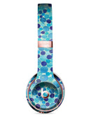 Mixed Blue Watercolor Dots Full-Body Skin Kit for the Beats by Dre Solo 3 Wireless Headphones
