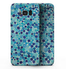 Mixed Blue Watercolor Dots - Samsung Galaxy S8 Full-Body Skin Kit