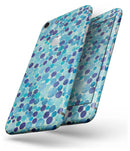 Mixed Blue Watercolor Dots - Skin-kit for the iPhone 8 or 8 Plus