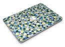Mixed Blue and Green Watercolor Dots - MacBook Air Skin Kit
