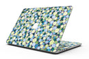 Mixed Blue and Green Watercolor Dots - MacBook Pro with Retina Display Full-Coverage Skin Kit