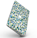 Mixed Blue and Green Watercolor Dots - MacBook Pro with Retina Display Full-Coverage Skin Kit