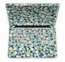 Mixed Blue and Green Watercolor Dots - MacBook Pro with Retina Display Full-Coverage Skin Kit
