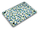 Mixed Blue and Green Watercolor Dots - MacBook Pro with Retina Display Full-Coverage Skin Kit