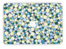 Mixed Blue and Green Watercolor Dots - MacBook Pro with Retina Display Full-Coverage Skin Kit