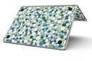 Mixed Blue and Green Watercolor Dots - MacBook Pro with Retina Display Full-Coverage Skin Kit