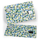 Mixed Blue and Green Watercolor Dots - Premium Protective Decal Skin-Kit for the Apple Credit Card