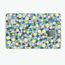 Mixed Blue and Green Watercolor Dots - Premium Protective Decal Skin-Kit for the Apple Credit Card