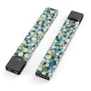 Mixed Blue and Green Watercolor Dots - Premium Decal Protective Skin-Wrap Sticker compatible with the Juul Labs vaping device