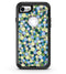 Mixed Blue and Green Watercolor Dots - iPhone 7 or 8 OtterBox Case & Skin Kits