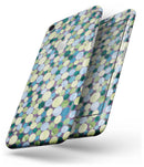 Mixed Blue and Green Watercolor Dots - Skin-kit for the iPhone 8 or 8 Plus