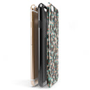 Mixed Brown Watercolor Dots iPhone 6/6s or 6/6s Plus 2-Piece Hybrid INK-Fuzed Case