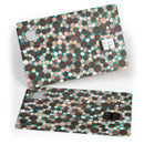 Mixed Brown Watercolor Dots - Premium Protective Decal Skin-Kit for the Apple Credit Card