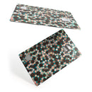 Mixed Brown Watercolor Dots - Premium Protective Decal Skin-Kit for the Apple Credit Card