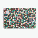 Mixed Brown Watercolor Dots - Premium Protective Decal Skin-Kit for the Apple Credit Card