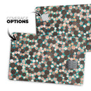 Mixed Brown Watercolor Dots - Premium Protective Decal Skin-Kit for the Apple Credit Card