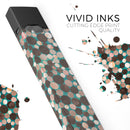 Mixed Brown Watercolor Dots - Premium Decal Protective Skin-Wrap Sticker compatible with the Juul Labs vaping device