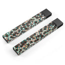 Mixed Brown Watercolor Dots - Premium Decal Protective Skin-Wrap Sticker compatible with the Juul Labs vaping device