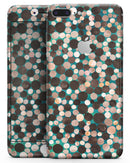 Mixed Brown Watercolor Dots - Skin-kit for the iPhone 8 or 8 Plus