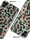 Mixed Brown Watercolor Dots - iPhone X Clipit Case