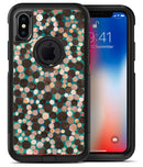 Mixed Brown Watercolor Dots - iPhone X OtterBox Case & Skin Kits