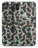 Mixed Brown Watercolor Dots - iPhone X Skin-Kit