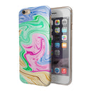 Mixed ColorOil iPhone 6/6s or 6/6s Plus 2-Piece Hybrid INK-Fuzed Case