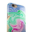 Mixed ColorOil iPhone 6/6s or 6/6s Plus 2-Piece Hybrid INK-Fuzed Case