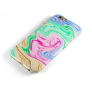 Mixed ColorOil iPhone 6/6s or 6/6s Plus 2-Piece Hybrid INK-Fuzed Case