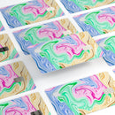 Mixed ColorOil - Premium Protective Decal Skin-Kit for the Apple Credit Card