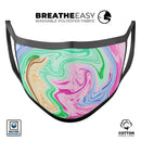 Mixed ColorOil - Made in USA Mouth Cover Unisex Anti-Dust Cotton Blend Reusable & Washable Face Mask with Adjustable Sizing for Adult or Child