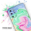 Mixed ColorOil - Premium Vinyl Skin Decal for Samsung Galaxy S25 Ultra, S24, S23, S22 & All Galaxy S Models