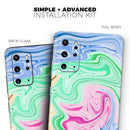 Mixed ColorOil - Premium Vinyl Skin Decal for Samsung Galaxy S25 Ultra, S24, S23, S22 & All Galaxy S Models