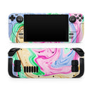 Mixed ColorOil // Vinyl Skin Wrap for Steam Deck OLED & Steam Deck (LCD) — Soft Matte or Ultra Gloss