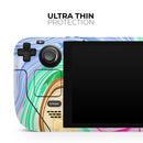 Mixed ColorOil // Vinyl Skin Wrap for Steam Deck OLED & Steam Deck (LCD) — Soft Matte or Ultra Gloss